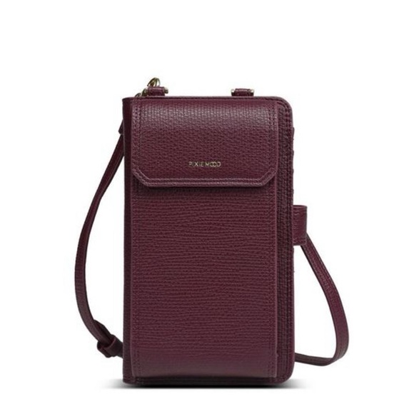 Pixie Mood Rae Phone Crossbody in Wine